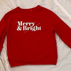 Wondershop Red Merry & Bright Sweatshirt